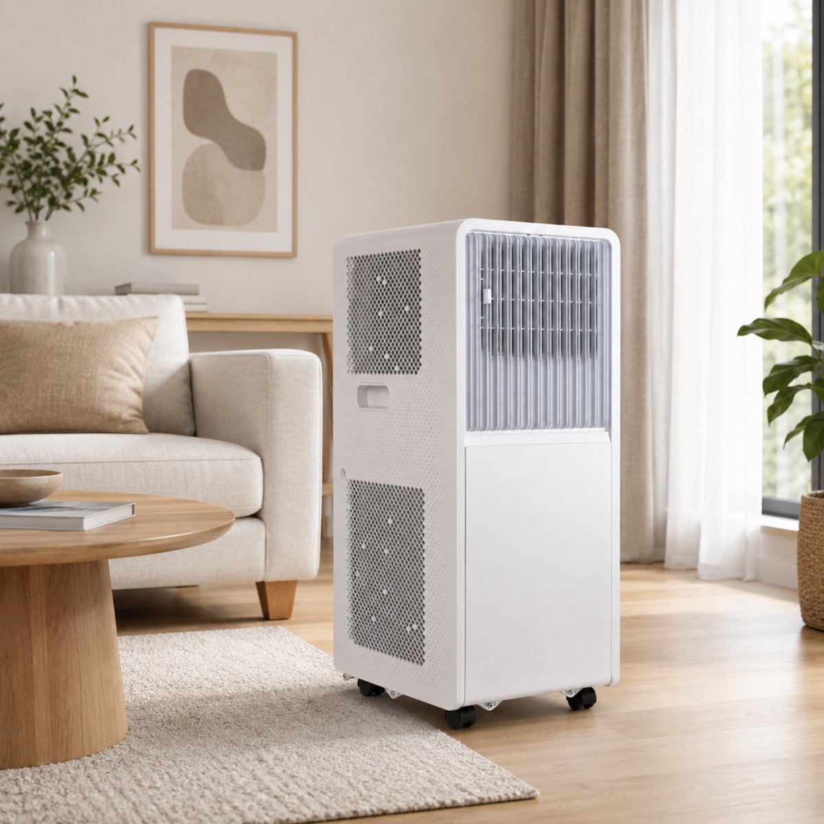 Handson mobiele airco 7000 BTU - Inclusief tijdschakelaar - 3 in 1 - Met afvoerslang - Airco - Slaapkamer of woonkamer - 16 tot 31 graden — afbeelding 6