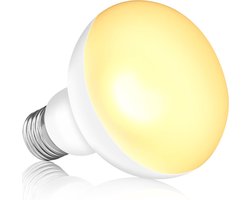 Warmtelamp Reptielen - UVB Spot - Terrarium Klimaat - Oogvriendelijke Coating - 50 Watt - Wit