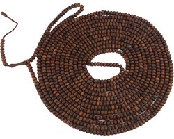 Jeneverbes Hout 1000 Kralen Tasbeeh Misbaha Islamitische Gift Tasbih Gebedskralen Tesbih 5x7mm Kleine Maat Dhikr Rozenkrans