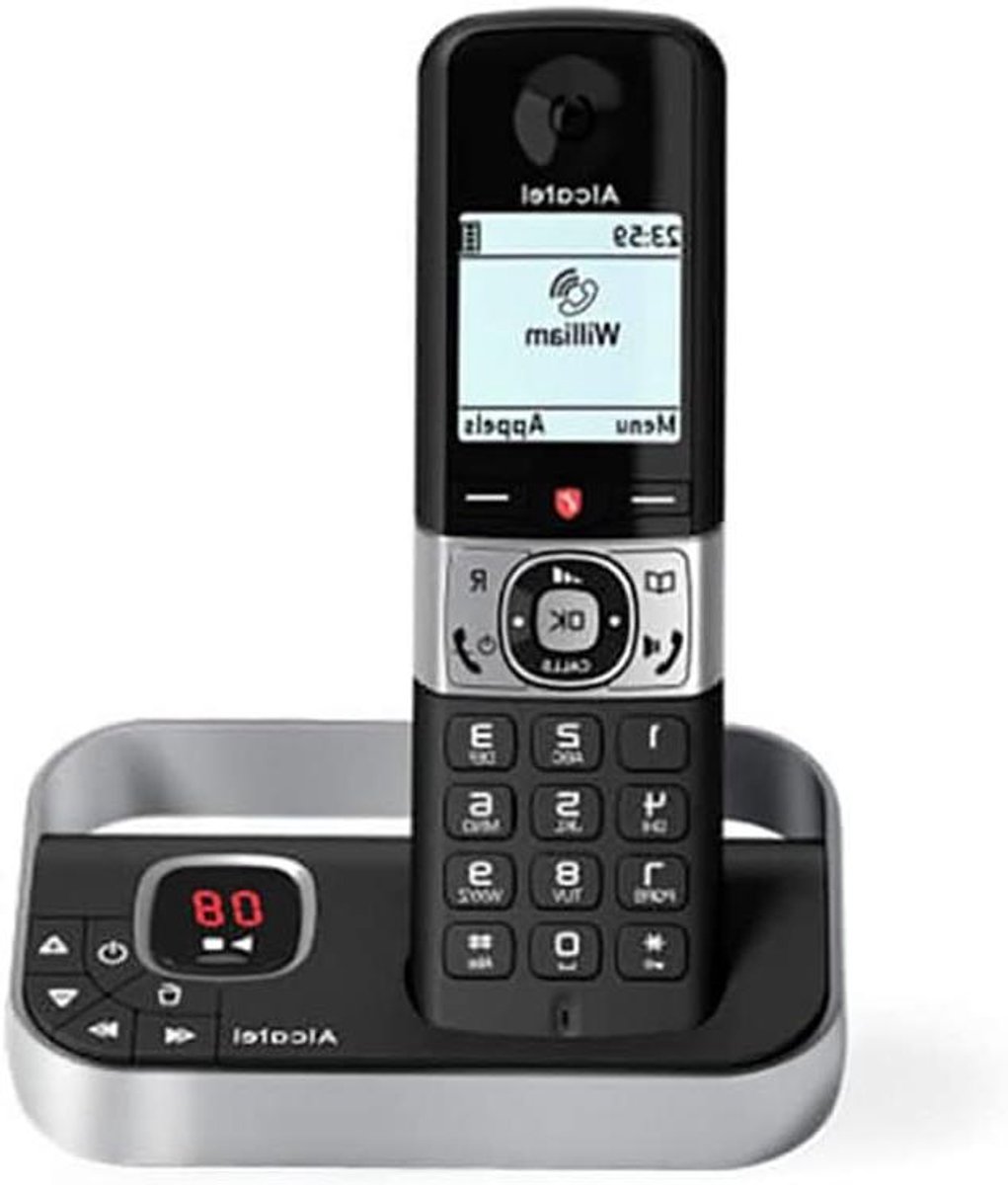 Draadloze DECT Telefoon - Vaste Telefoon - Thuis Bellen - Geavanceerd Nummerblokkering - 200 Contacten - Zilver