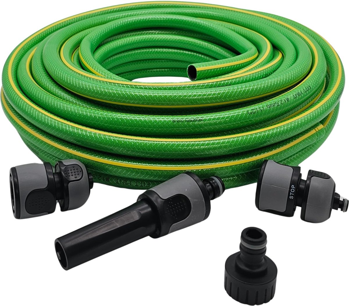 Tuinslang 20 m tuinwaterslang 1/2 inch met aansluitset slangtule voor tuinberegening