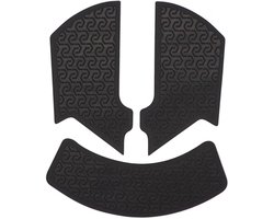 Anti-slip stickers - Muis grips - PC Gaming - Zacht polymeer-rubber - Voor FinalMouse Starlight-12 medium - Zwart