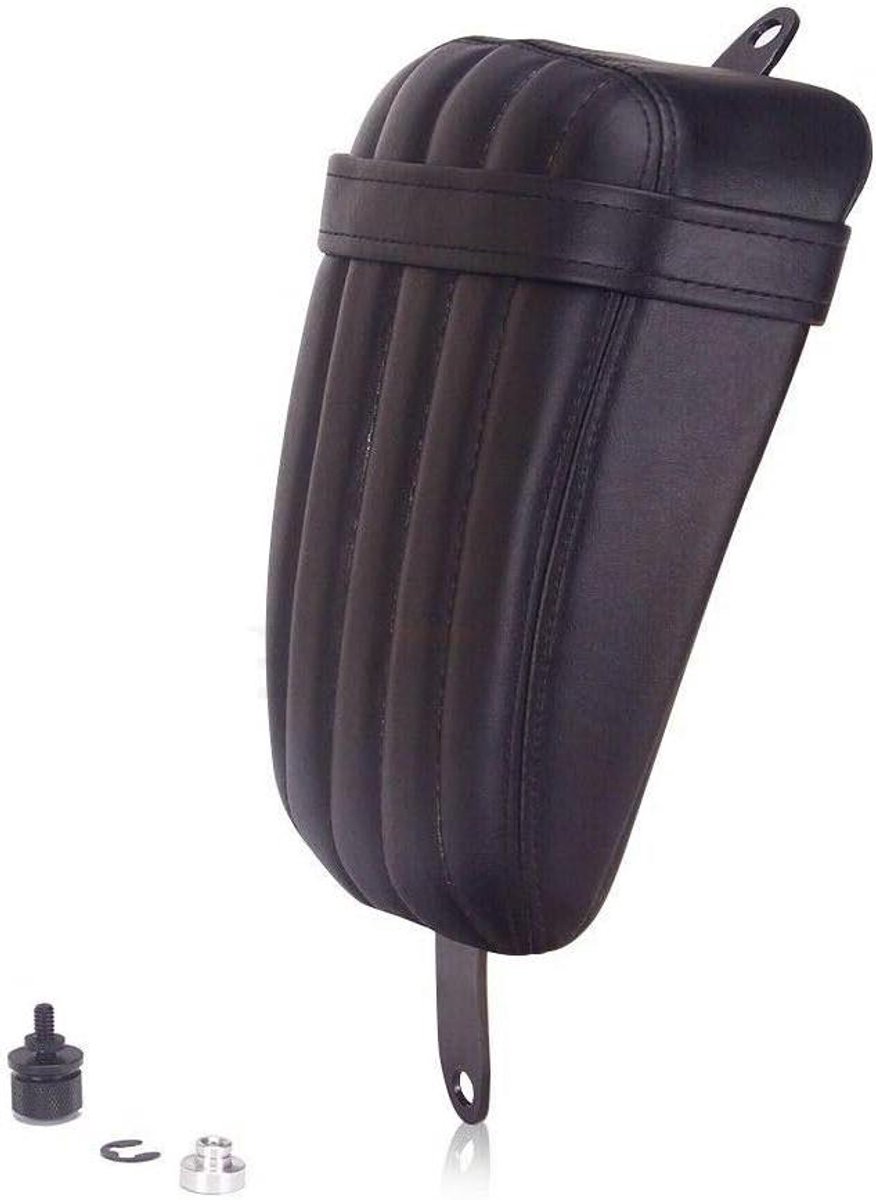 Passagierszitkussen Motor - Motorbankje Pillion - Comfortabel Meenemen - Specifiek Model - Voor Softail 2018-2020 - Zwart