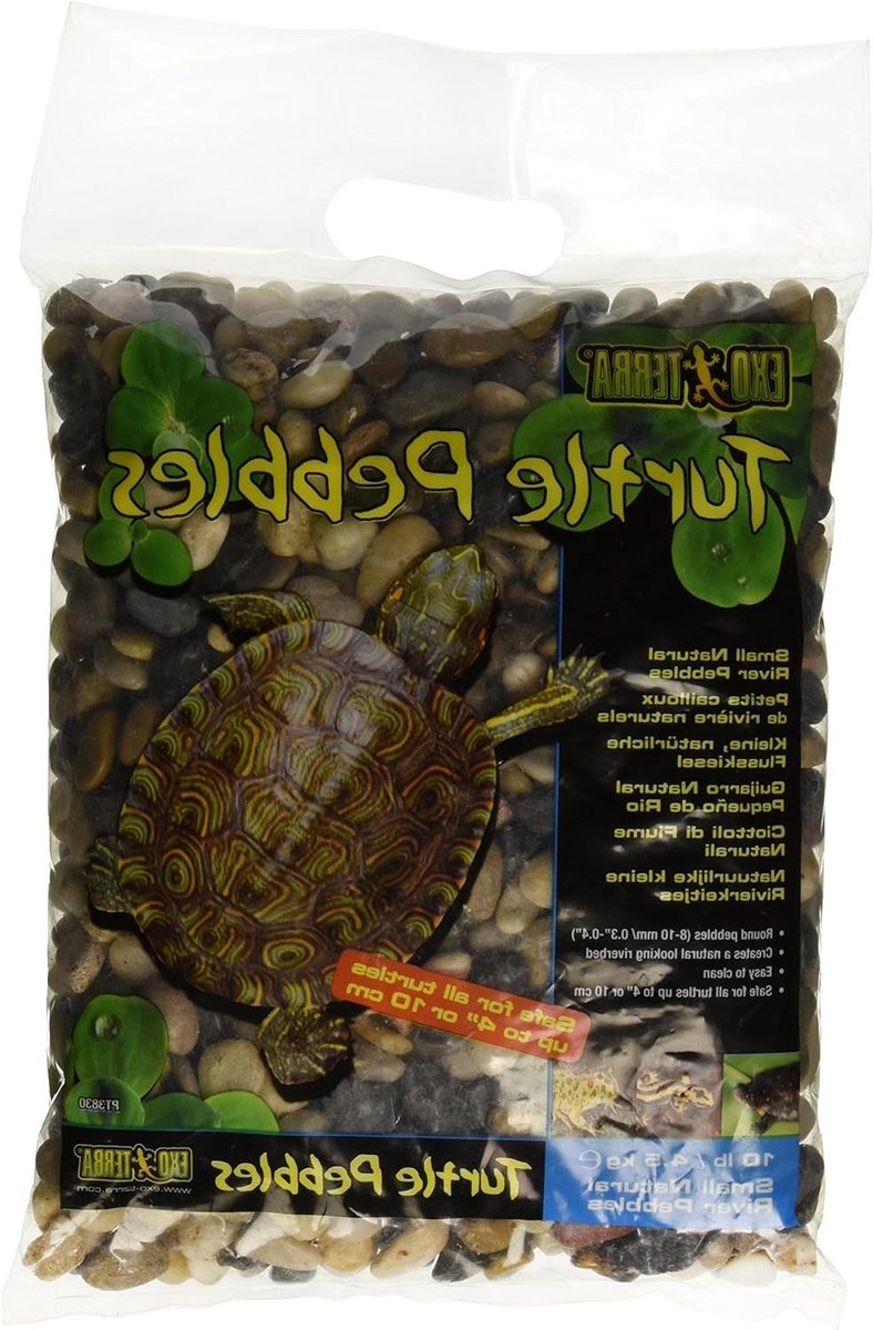 Schildpad Grind - Aquarium Bodembedekking - Natuurlijk Aquarium - Afgeronde Kiezels - 4.5 kg - Natuurlijk