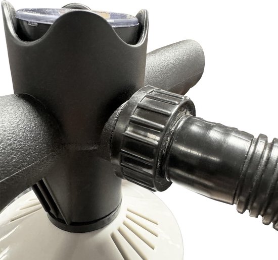 Opblaaspomp 2 Liter met Manometer voor Luchtbedden en Tenten van Merkloos — afbeelding 2