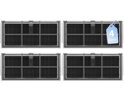 PromoHome 4 HEPA-Filter voor Dreame L10s Ultra Gen 2, X40 Ultra Complete, L10s Pro Ultra Heat, L40 Ultra, L40 Ultra AE, Mova E30 Ultra, E40 Ultra, P50 Pro Ultra - Reserveonderdelen Robotstofzuiger