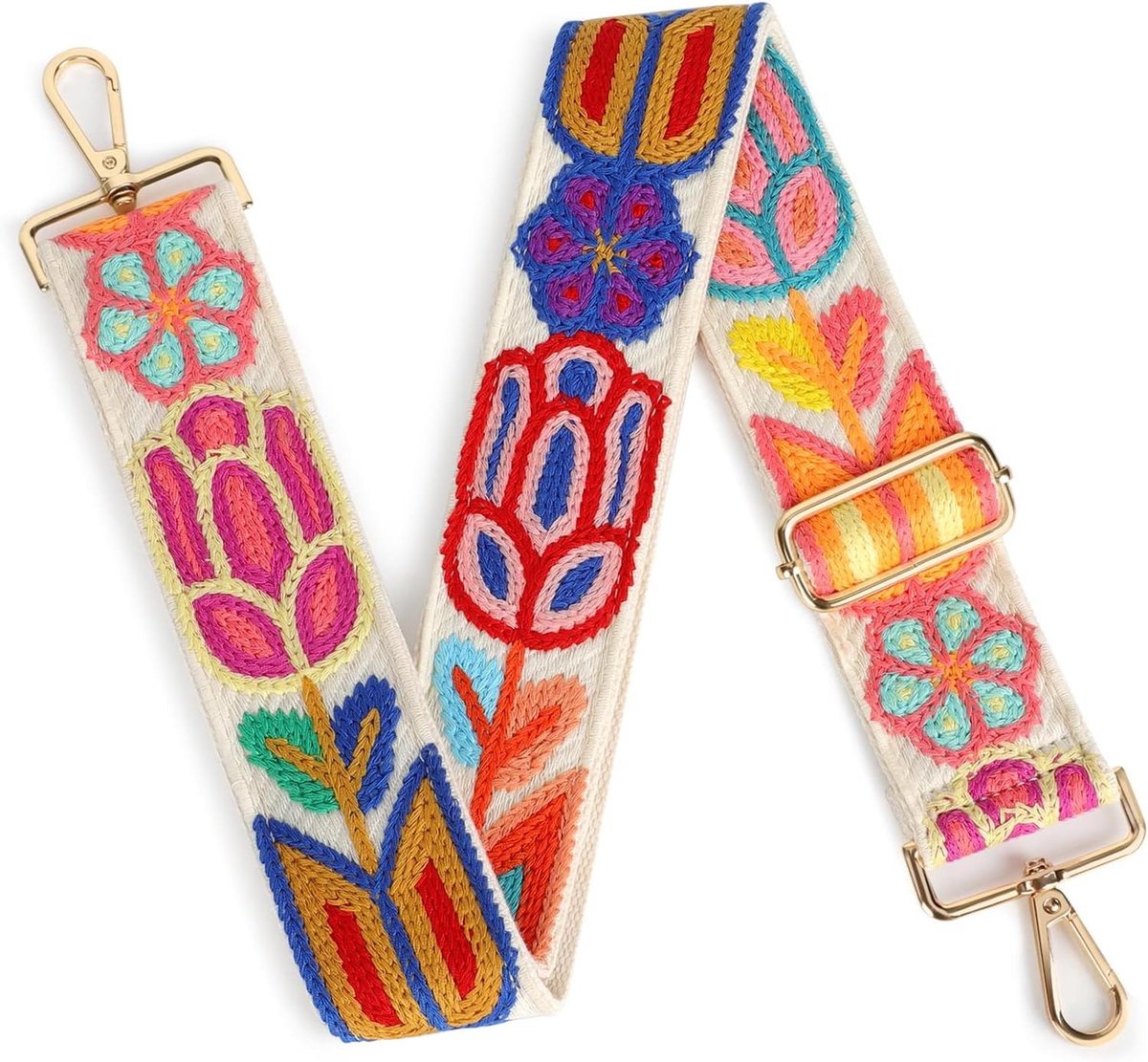 Schouderband voor Tassen - Draagtasband Vervangend - Bagage Organiseren - Verstelbare Lengte - 5 cm Breed - Zwart