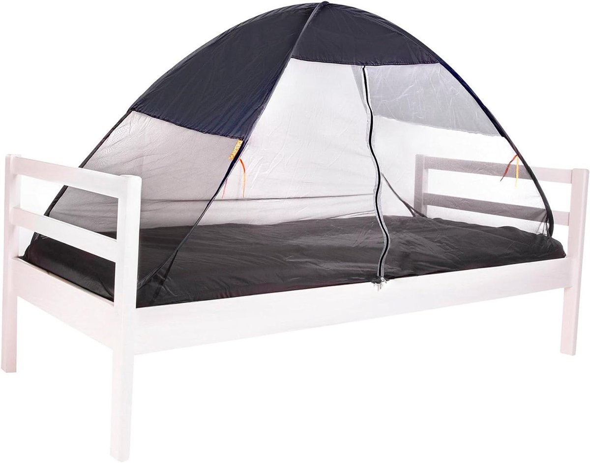 Pop-Up Bed Tent - Nachtgordijn Insectenwerend - Bescherming Tegen Insecten - Opzetbaar In 2 Seconden