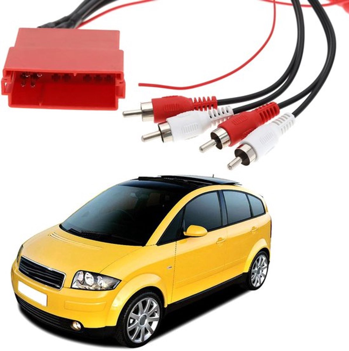Aladdien - Auto Audio Actieve Adapterkabel - Compatibel met Audi