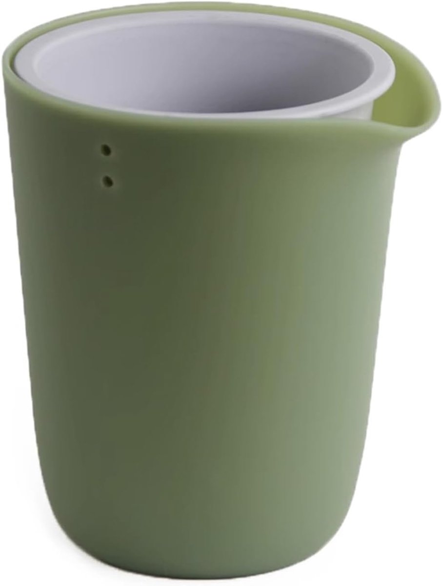 Bloempotten Hangende wateropslag Automatische wateropname Plantenpotten Rond Effen kleur Eenvoudig Vetplanten Bloemen Groene planten Plantenbakken(Green,Groot)
