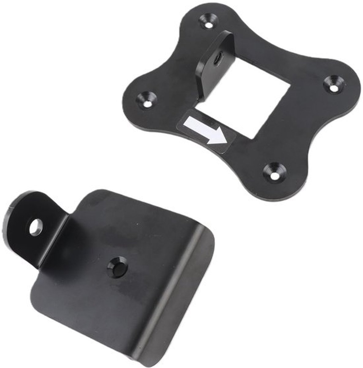 Dailygoods - Luidspreker muurbeugel - Metalen bevestiging - 4.3x3.5in
