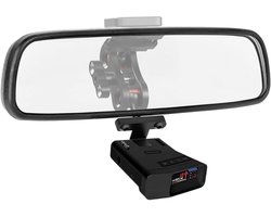 Radar Detector Beugel - Spiegel Mount - Veilig Rijden - Aluminium Legering - 1 cm Spiegelruimte - Zilver