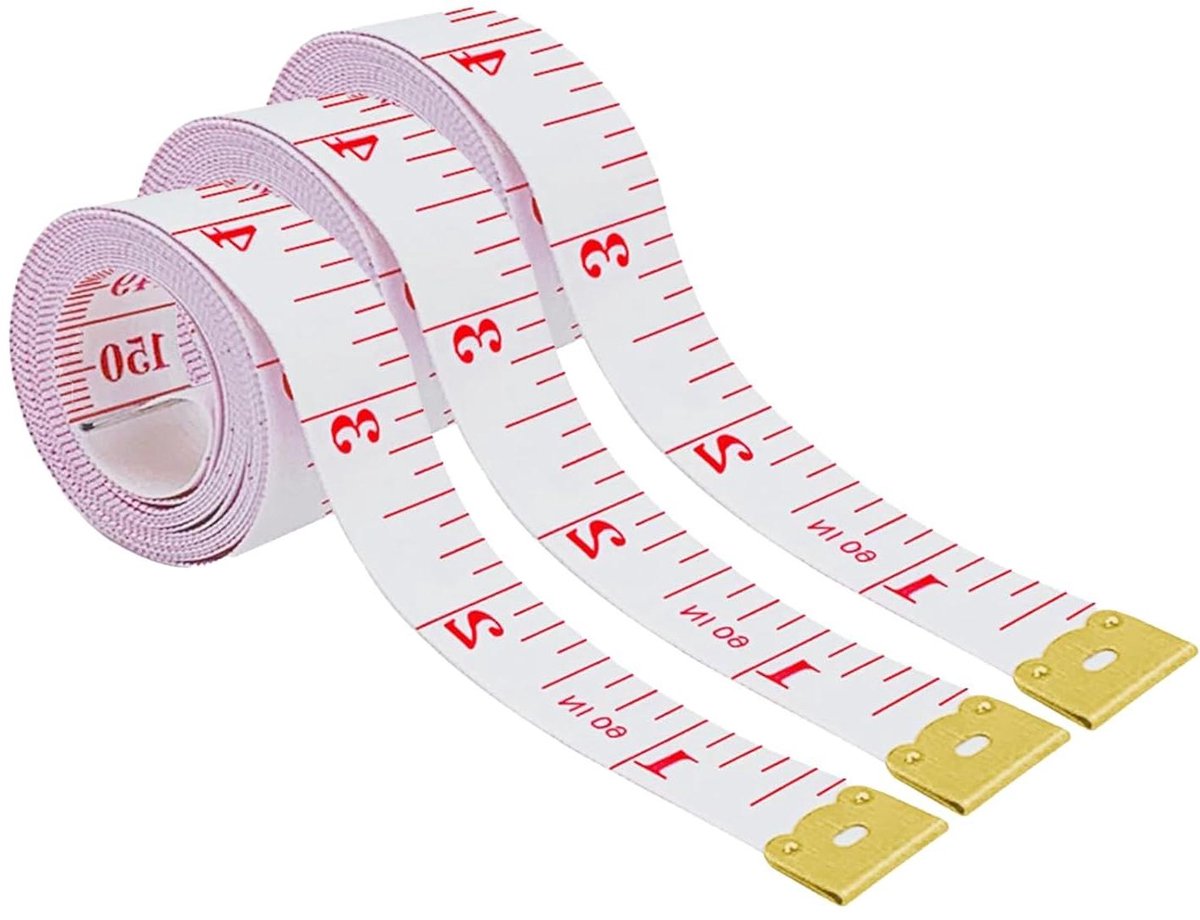 Meetlint voor Naaien - Kleermakersmeetlint Centimeter - Lichaam Meten - Dubbelzijdig Flexibel - 150 cm - Roze