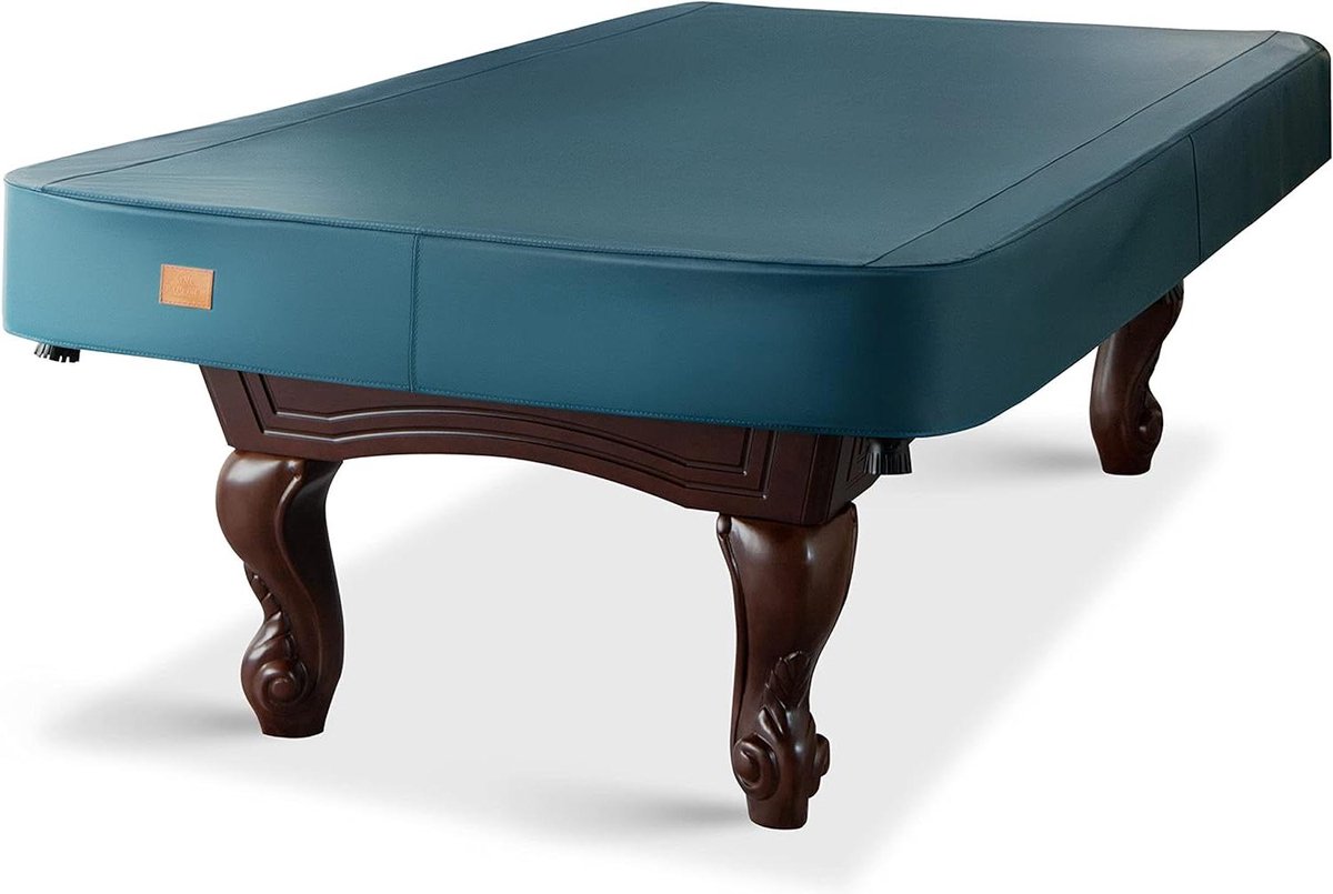 Billiard Tafelkleed - Pooltafelhoes Billartafel Beschermhoes - Tafel Beschermen - Waterdicht en Scheurvast - 9 voet - Malachietgroen