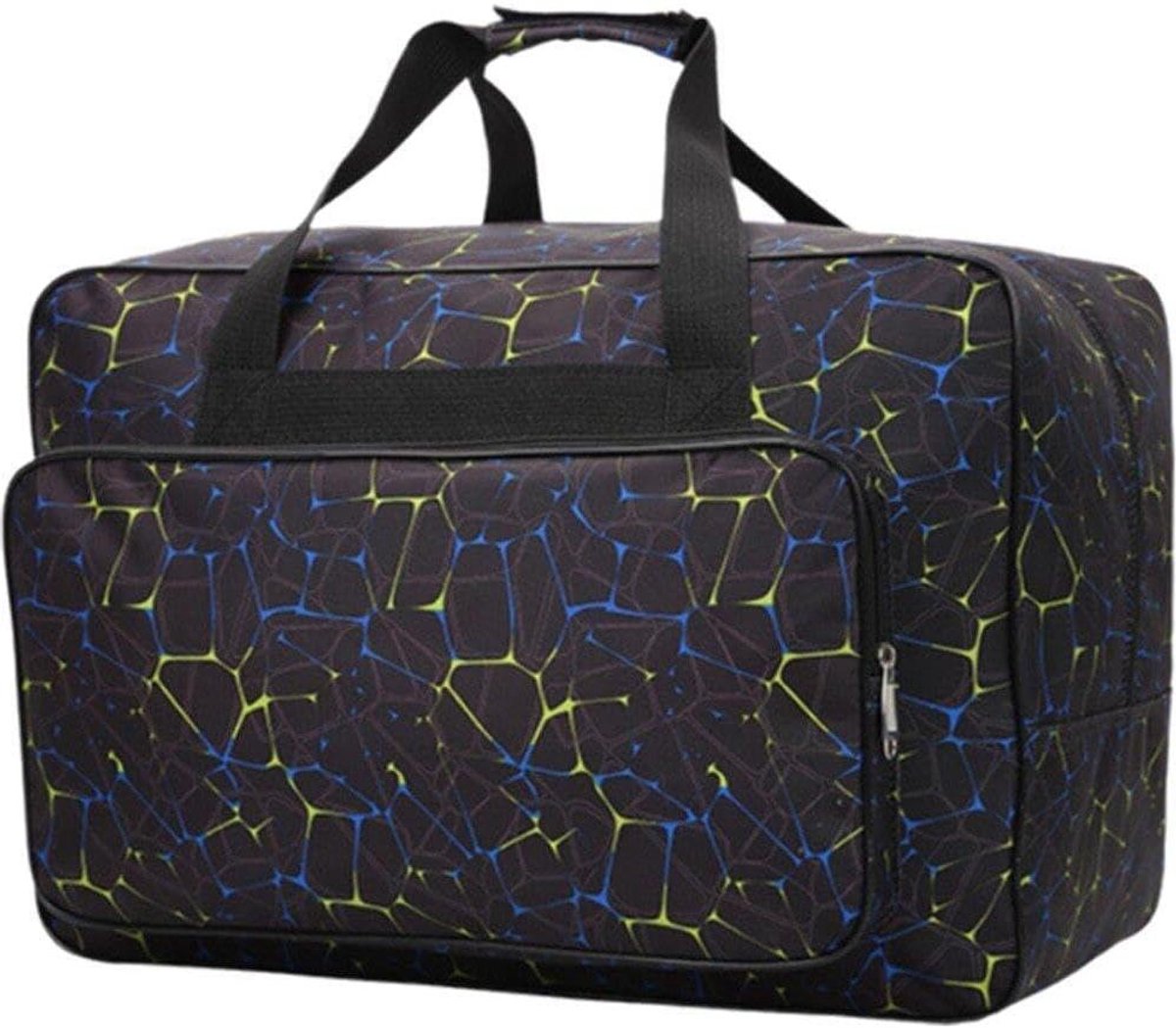 Reistas Naaimachine - Opbergtas Naaimachine - Naaien en Transport - Voorvak voor Accessoires - 46x23x32cm - Zwart