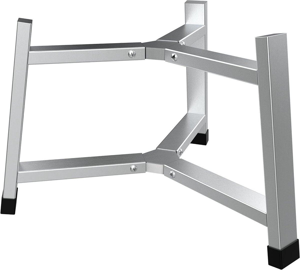 Vuurkorf Stand - Buitenhaard Accessoire - Verhoogt Vuurkorf - Roestvrij Staal - 15 Inch - Zilver