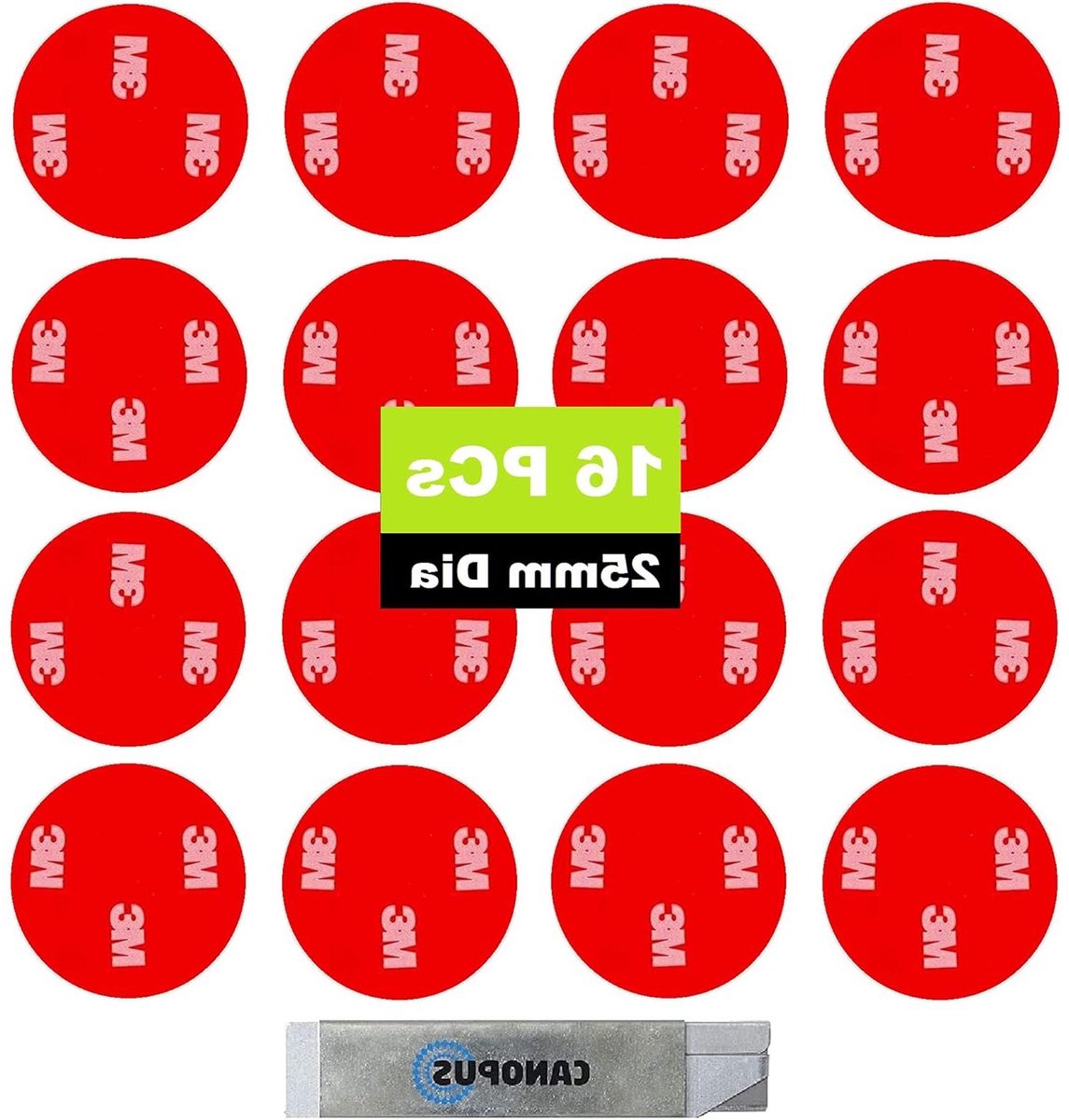 Dubbelzijdige Zelfklevende Pads - Montagetape Stickers - Snel Bevestigen - Extra Sterke Hechting - Diameter 25 mm - Donkergrijs