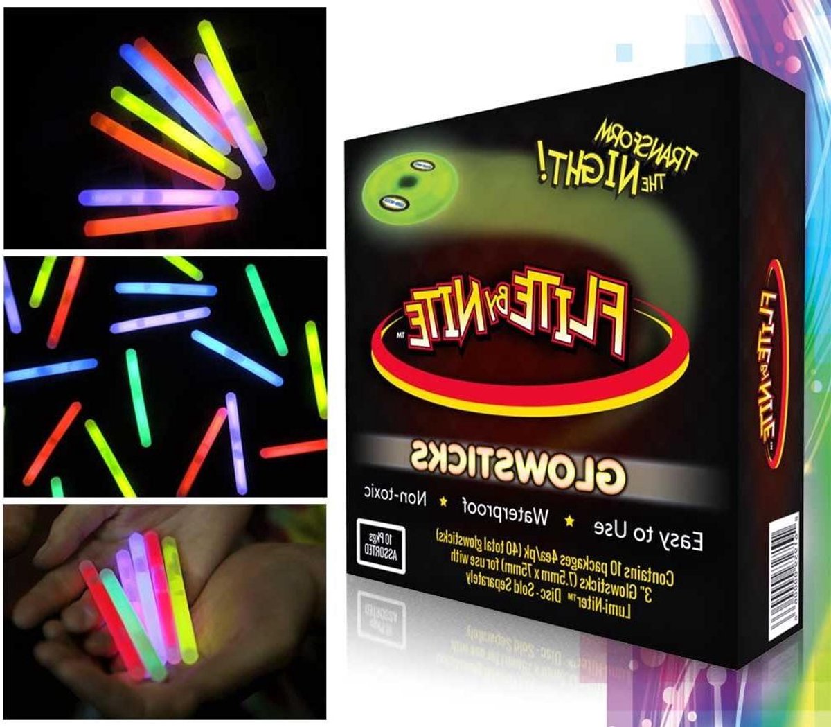 Glow Stick Onderdelen - Vervangende Lichtstaven - Feestelijke Verlichting - Niet Giftig Waterdicht - 7.5 mm x 75 mm