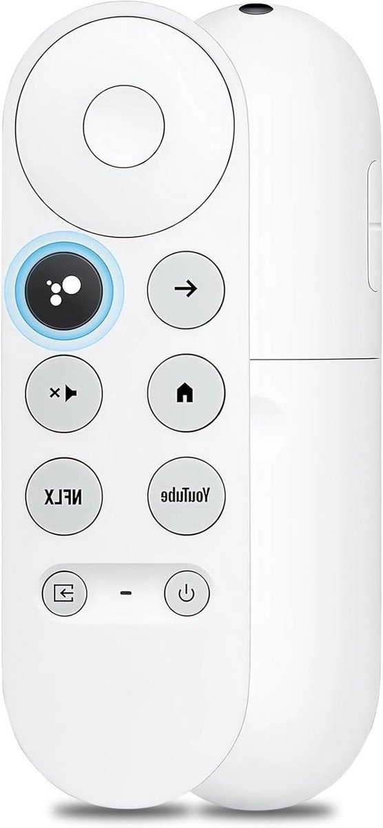 Universele Afstandsbediening - Google TV Bediening - Streamen en Zappen - Met Spraakfunctie - 8 Meter Bereik - Zwart