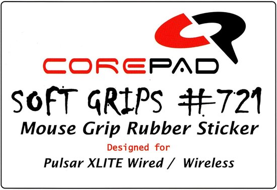 Anti-slip Stickers - Muis Grips - Gaming Controle - Zelfklevend Rubber - 8 x 14 cm - Wit — afbeelding 2