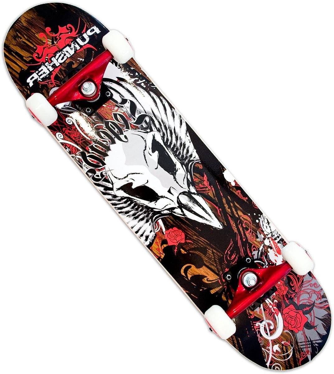 Compleet Skateboard Double Kick Deck Trick Rijden Canadees Esdoorn 31-Inch Legends