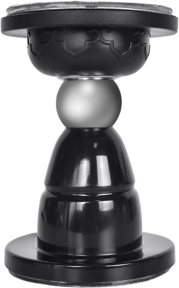 Magnetische Deurstopper - Magneet Houder - Deur Open Houden - Zonder Boren - 7.5 x 5 cm - Zwart