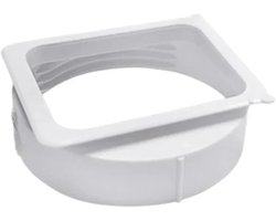 Générique 150 mm draagbare Air Conditioning Exhaust Duct Interface Pipe Connector Air Conditioner Accessoires Raam Adapter (A 15 cm)