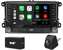 Cestovet Autoradio - geschikt voor VW Golf 5, 6, Polo, Skoda Caddy, T5, Passat - 7-inch Scherm - 2+64GB CARPLAY FM RDS - Achteruitrijcamera DAB+