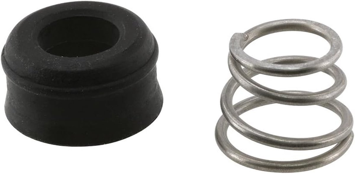 Kraanzitje en Veer - Raambekleding Onderdeel - Raambekleding Ophangen - Staal en Rubber Constructie - 1 Set - Niet gespecificeerd