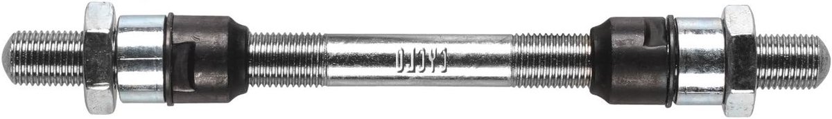 Wielas Achteras - Fietsas Vervanging - Fietsreparatie - Massieve Cro-moly Staal - 9.5x175mm - Zilver