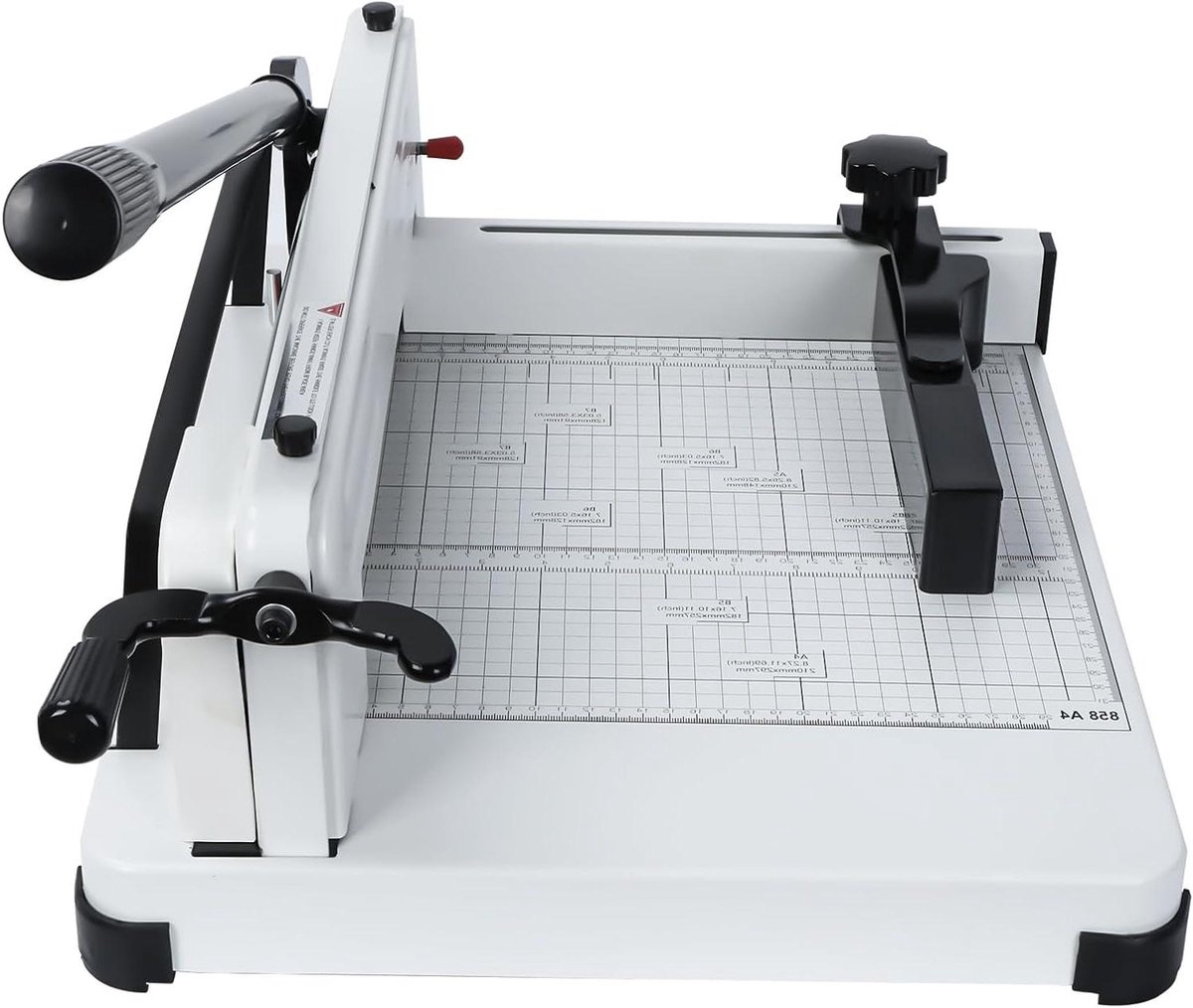 Guillotine Papiertrimmer - Papiersnijder Stapel - Grote Hoeveelheden Snijden - 400 Vel Capaciteit - 315mm Breed - Beige