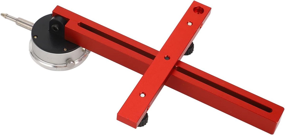 Digitale Meetklok - Tafelzaagmeter Houtbewerking - Precisie Meten - Verstelbare Lengte - 0.01-1 Inch - Aluminium
