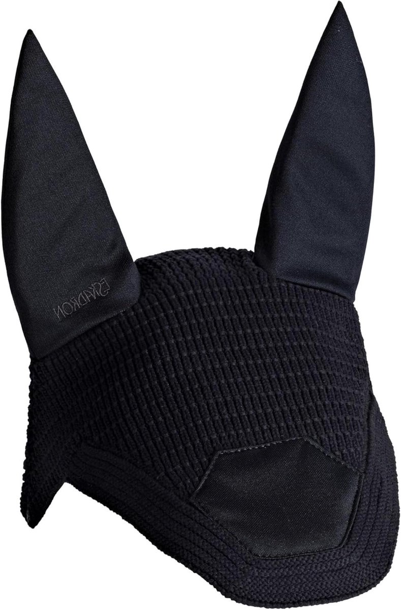 Vliegenmasker Paard - Muggenmasker Paard - Paardrijden - Sportieve Snit - Full - Zwart