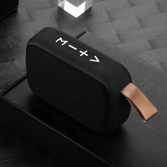 Draagbare Mini BT-Luidspreker - Draagband + Helder Geluid + MicroSD/FM - Draagbare Speaker / Bluetooth Audio / Festieve Speaker - Ideaal voor Thuis, Reizen, Feest & Mobiele Entertainment van Merkloos — afbeelding 4