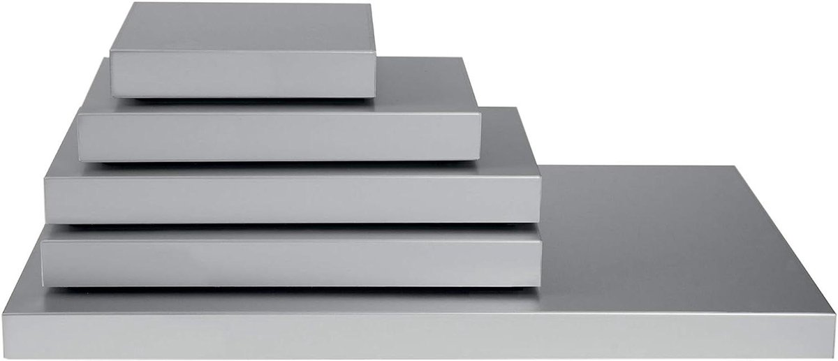 Koelplateau - Displaykoeling Gastronomie - Buffetten Presenteren - Houdt Gerechten Koud - 1/3 GN - Aluminium