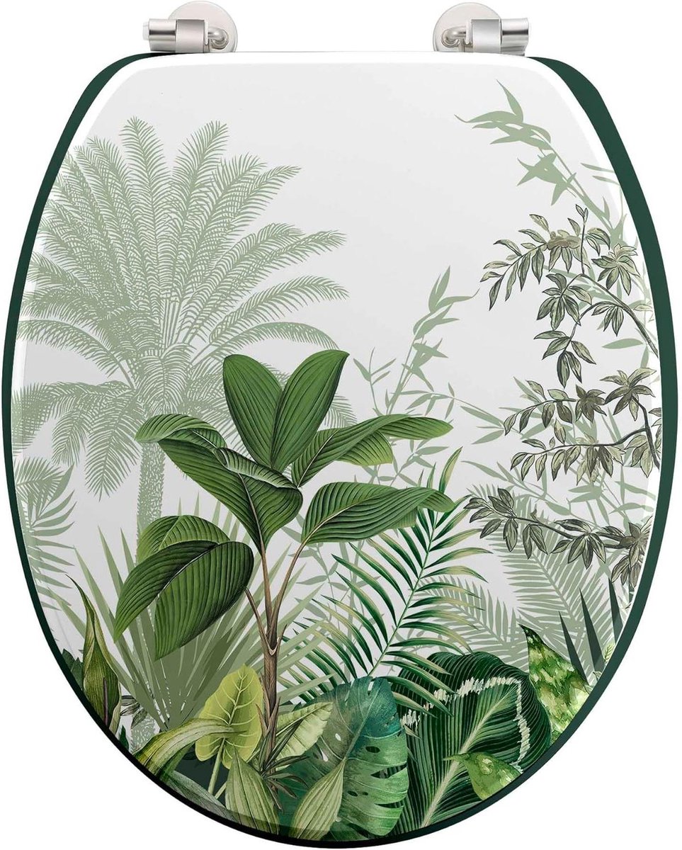 Toiletklep - Toiletbril - Badkamer Vernieuwen - Met Valrem - 37 x 455 cm - Groen