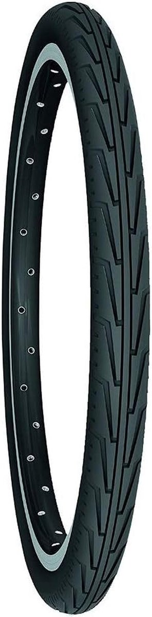 Fietsbanden - Banden - Stadsfietsen - Cerchietto Rigido - 24X3/8 - Wit/Zwart