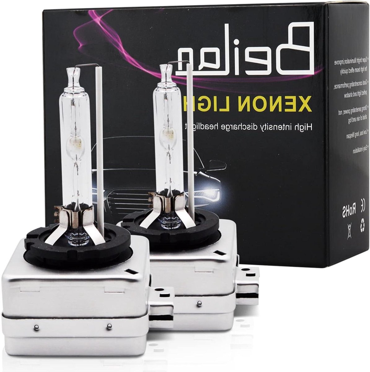 HID Xenon Koplampen - Autolampen D1S - Veiliger Rijden - 3x Helderder Licht - 35 Watt - Wit Blauw