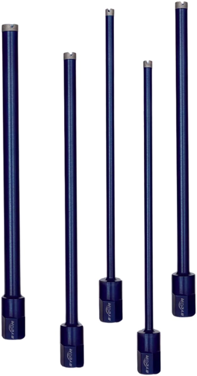 BYCON Crown Diamantboor nat - 1/2 BSP x 400 mm - Ø10-40 mm