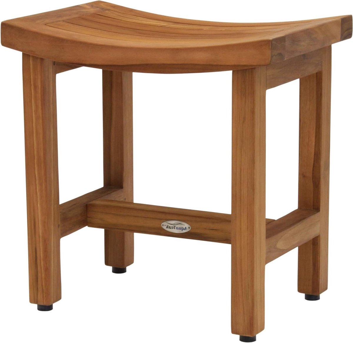 Douchebank Teak - Badkamer Krukje - Ontspannen Douchen - Massief Teak Hout - 46 cm Breed - Natuurlijk Hout