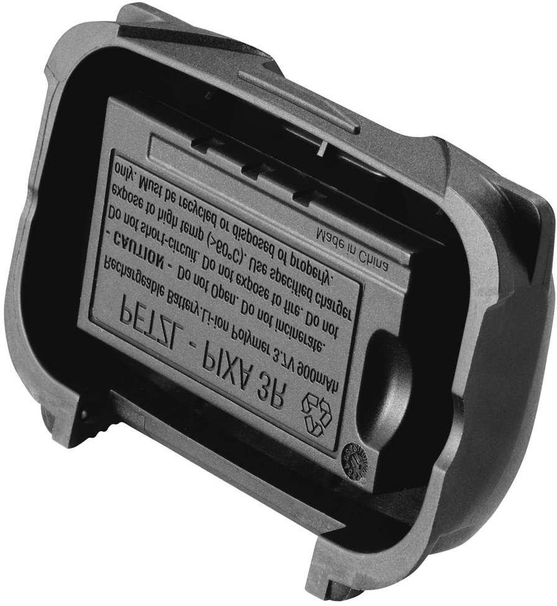 Oplaadbare Batterij - Accu Li-Po - Hoofdlamp Gebruik - Snel Opladen - 930 mAh - Zwart