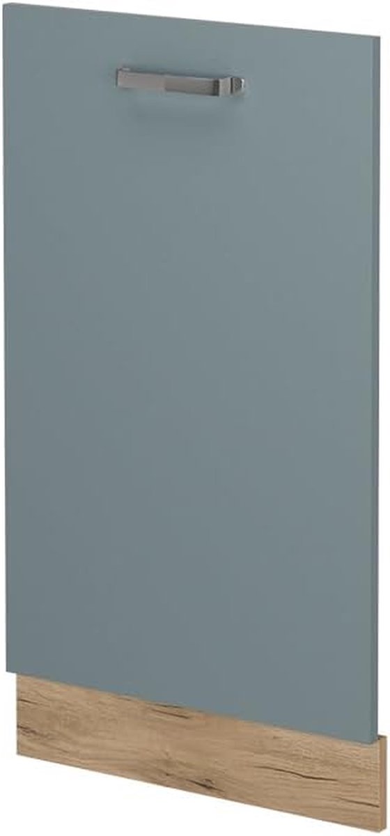 Vaatwasserfrontpaneel Deurpaneel Vaatwasser Keuken Integratie R-Line Serie 45 cm Blauw-grijs