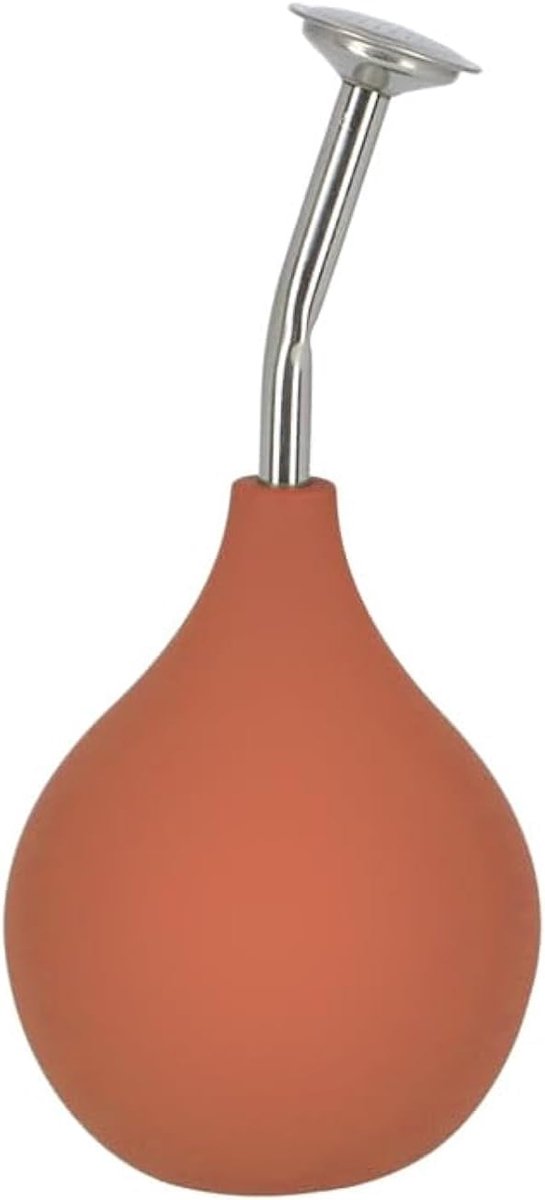 Gietsproeier, kogelsproeier, roestvrij stalen schenktuit, alternatief voor kleine planten, stekken, bloemen, zaailingen (terracotta/rood)