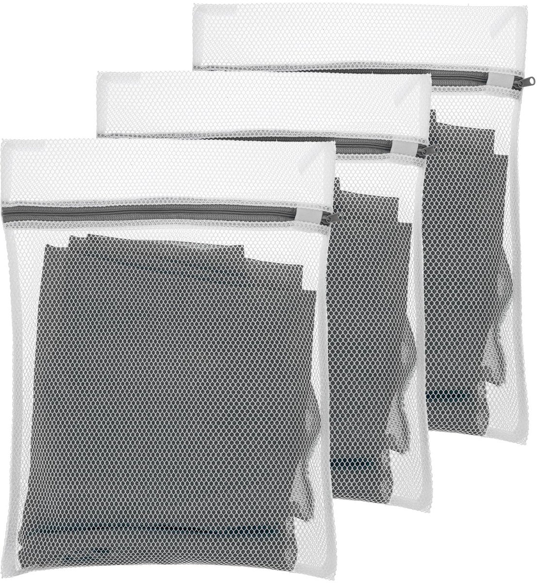 Mesh waszakken voor delicate mini 40 x 30 cm duurzame lingerie zakken voor wassen delicate machine voor lingerie ondergoed sokken babykleding reizen 15,75 x 11,81 inch