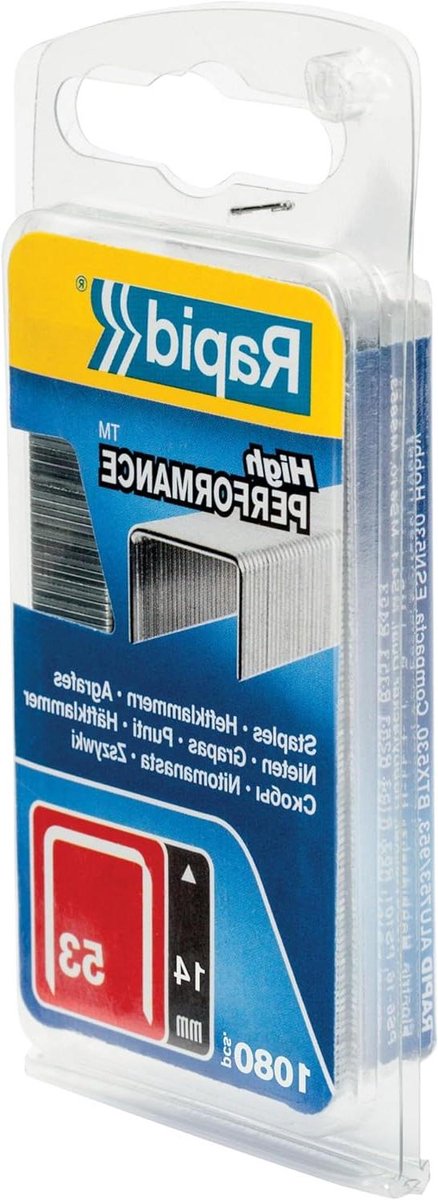 Tacker Nietjes - Krammen Metaal - Hout Stoffering - Fijn Draad Type 53 - 14 mm - Metaal