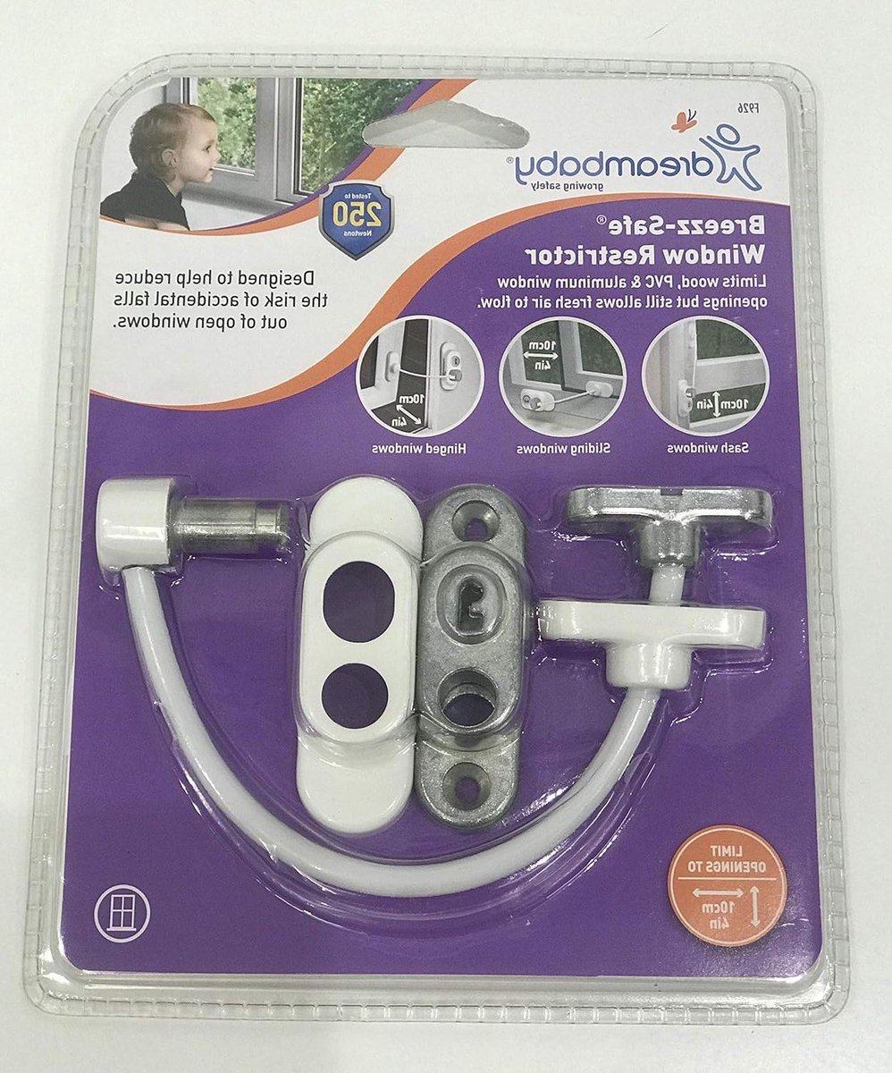 Raambeveiliging - Raamstopper Raambegrenzer - Kinderveiligheid Thuis - Openingsafstand Beperkt - 10 cm - Wit