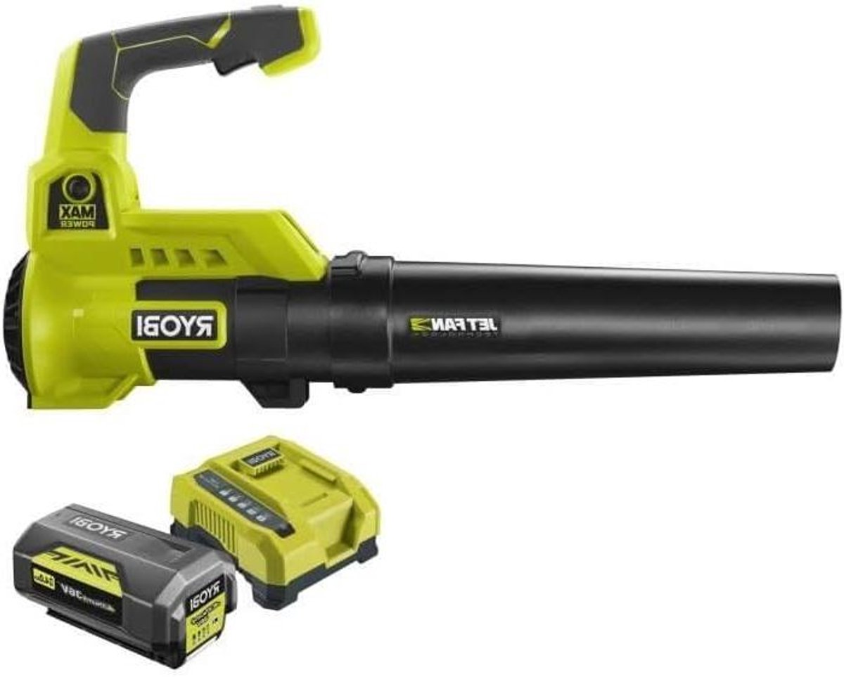 Accu Bladblazer - Tuinblower Krachtig - Tuin Schoonhouden - Turbo Boost Functie - 36 Volt - Groen