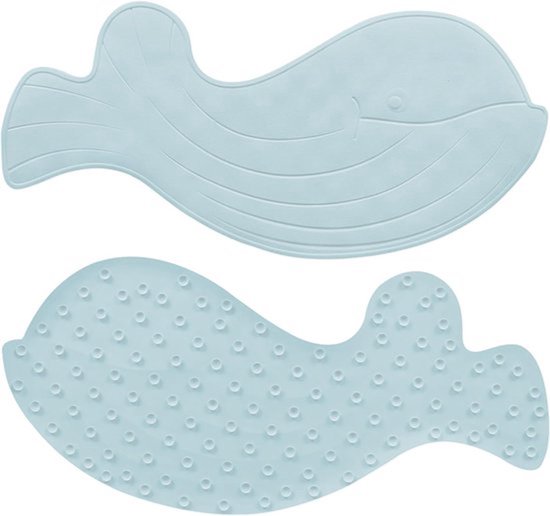 Antislip badmat voor kinderen - 100% BPA-vrij - 75 x 35 cm - voor badkuip en douche - machinewasbaar - schimmelbestendig - kinderbadkuip
