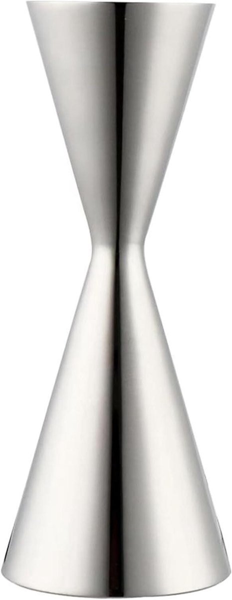 Premium Zilveren Dubbele Cocktail Jigger Slank Japans Model