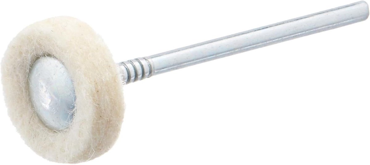 Vilten Polijststift - Polijstwiel Poetsblok - Metaal Polijsten - Hoogglans Afwerking - 16 mm - Grijs
